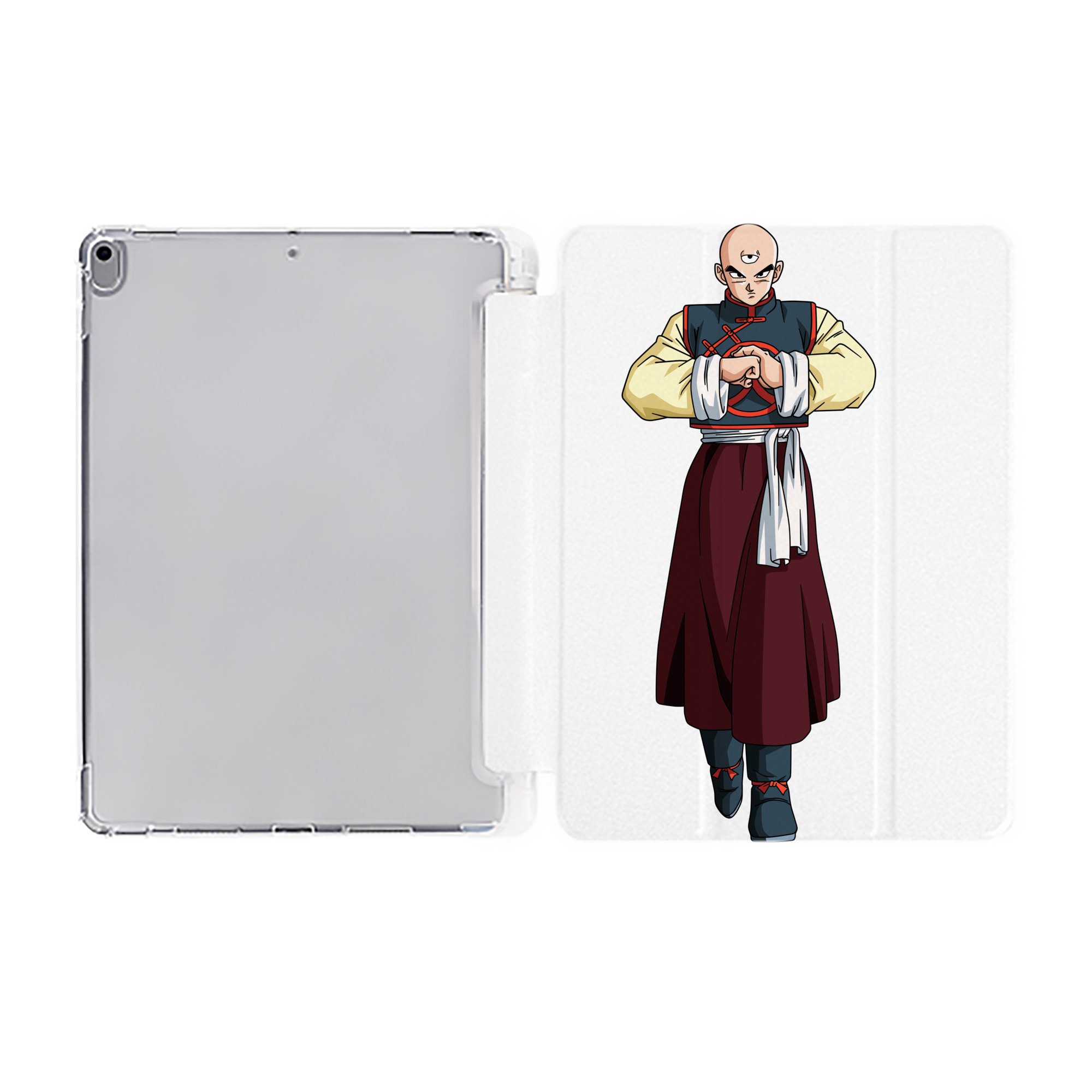 （画像用） ドラゴンボール DRAGON BALL IPad ケース ペン収納付き 三つ折りスタンド PUレザー×シリコン 対応機種9.5/10.5/10.9インチ